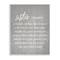 Stupell Industries Sister Definition Family Inspired Phrases Grey Pattern Wall Plaque